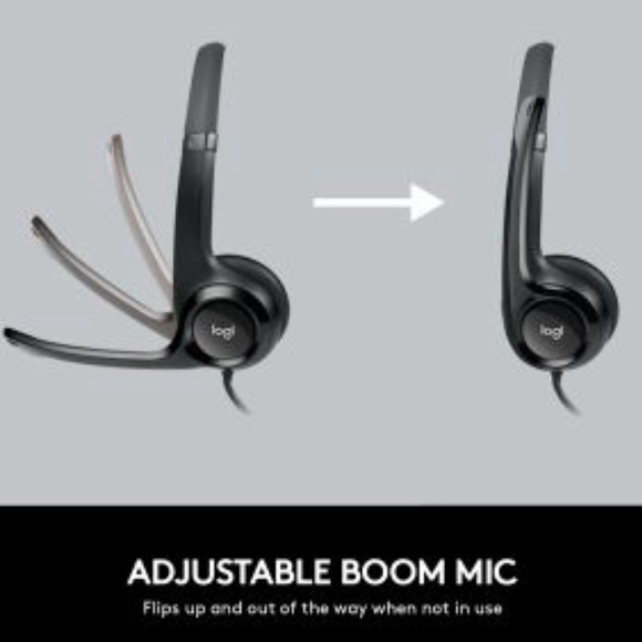 Logitech h390 Noise Canceling Headset NWT - Picture 5 of 5